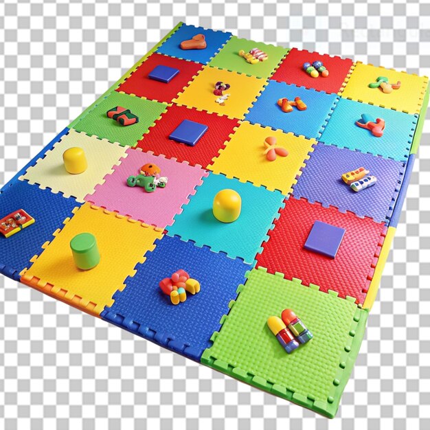 Play mat on transparent background