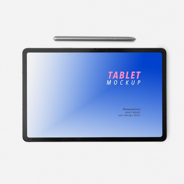 Plik psd makiety komputera typu tablet