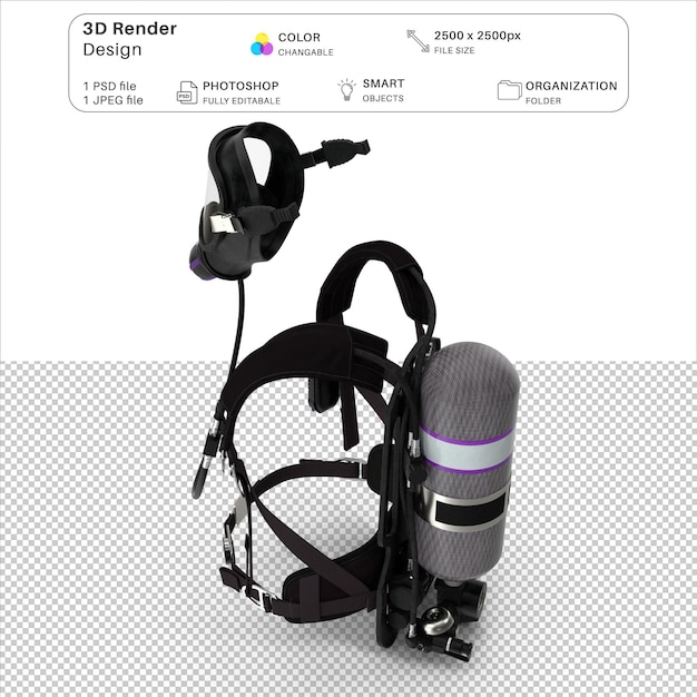 PSD plik psd modelowania aparatu oddechowego 3d
