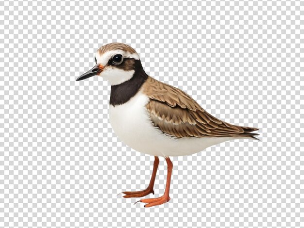 PSD plover on transparent background