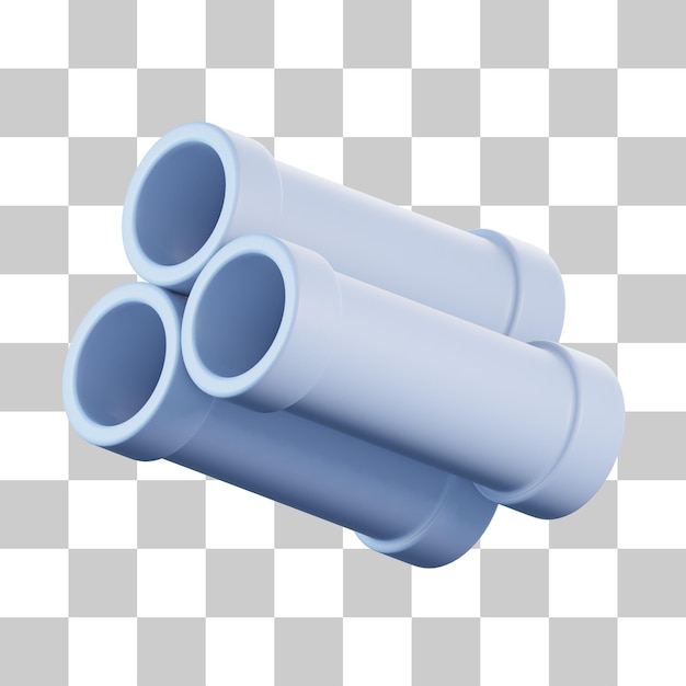 PSD plumbing pipe 3d icon