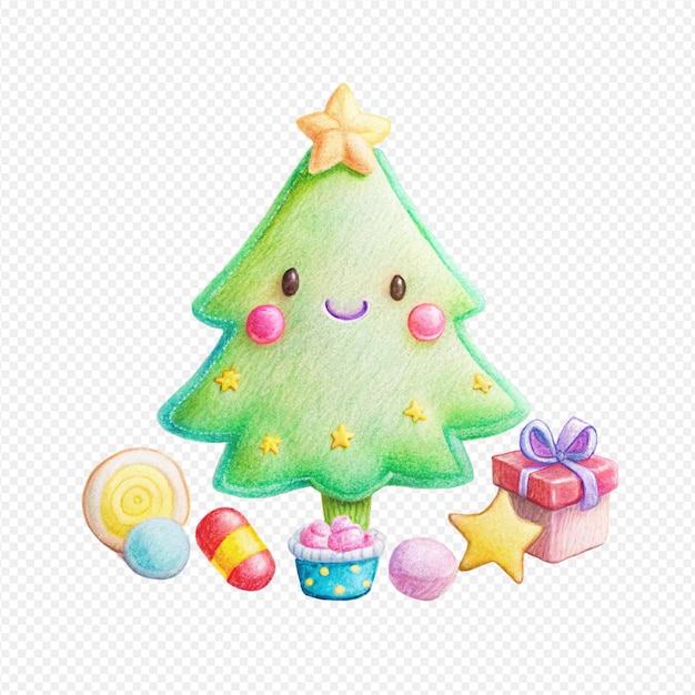 plush christmas tree soft fabric ornaments yellow star topper festive decorations colorful