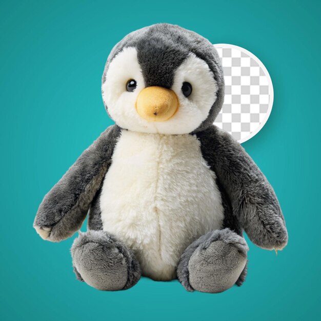 PSD plush penguin toy