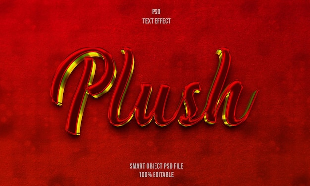 Plush Text Effect