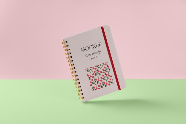 Pływająca makieta notebooka