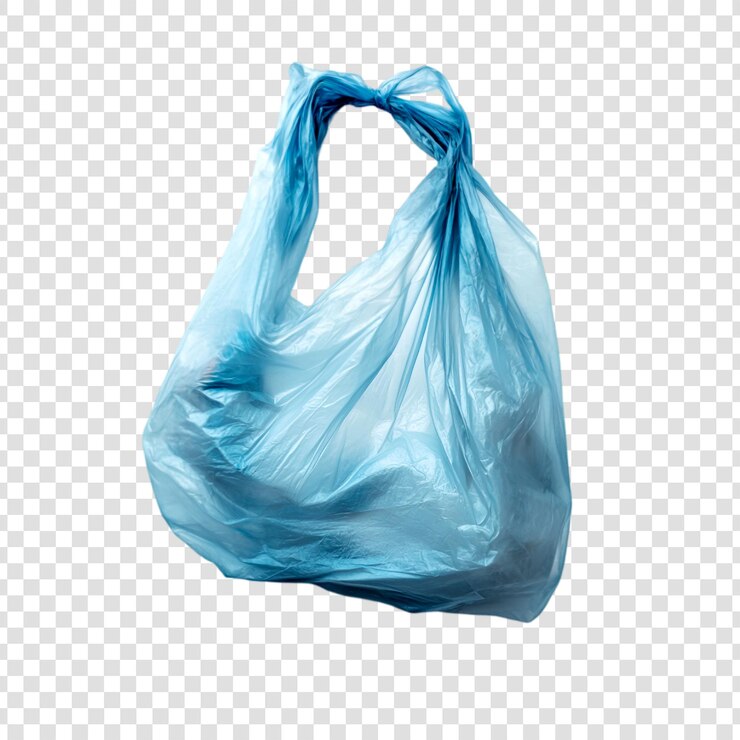 PSD pływające jasnoniebieskie torby plastikowe recykling zanieczyszczeń środowiskowych
