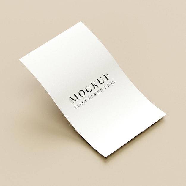 Pływający model papieru
