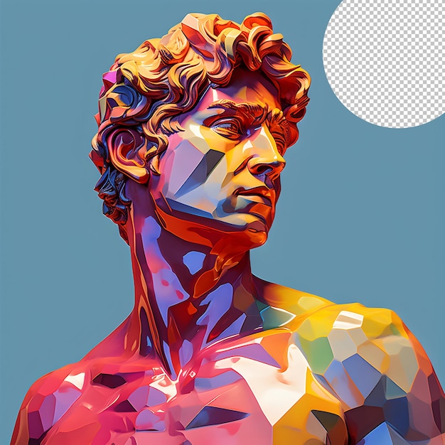 PSD png 3d render david michelangelo aesthetic david michelangelo png aesthetic david sculpture