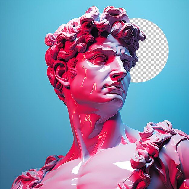 PSD png 3d render david michelangelo esthetische david michelangelo png esthetische david sculptuur