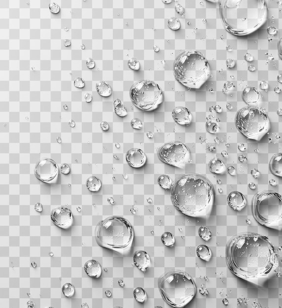 PNG A Numerous water droplets are scattered on top only drops accessories accessory