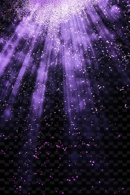 PSD png ambient light rays with subtle light and purple mystical col neon transparent y2k collections