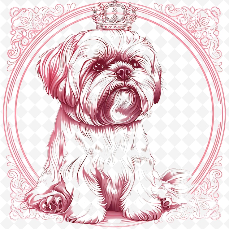 PSD png animal line art and frame stamps collage stamp natural sketch for character illustration