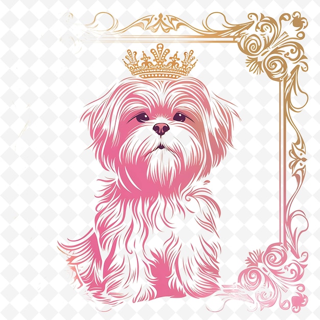 PSD png animal line art and frame stamps collage stamp sketch naturale per l'illustrazione dei personaggi