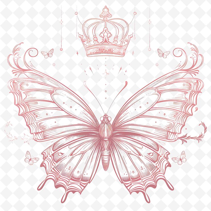 PSD png animal line art and frame stamps collage stamp natural sketch for character illustration