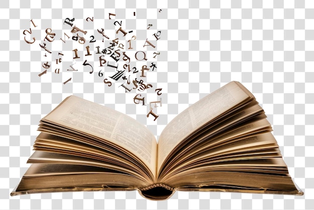 PNG Az alphabet book pages open
