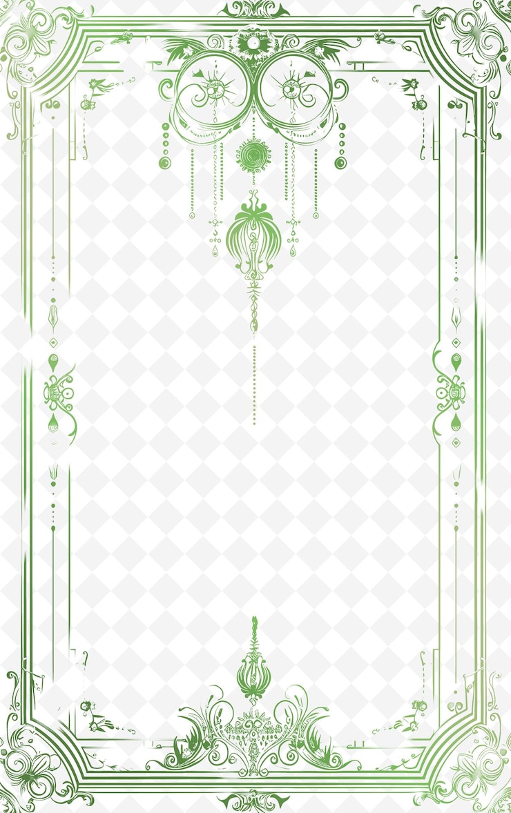 PSD png bridal shower invitation postcard design with elegant frame outline arts scribble decorative