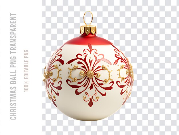 PSD png christmas ball transparent