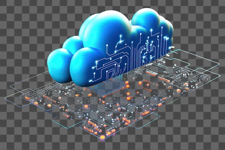 PSD png cloud engineering technology cloud infrastructure