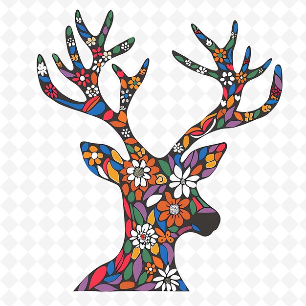 PSD png creative animal outlines opere d'arte accattivanti che celebrano la natura e la diversità della fauna selvatica