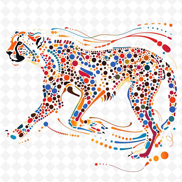 PSD png creative animal outlines captivating artwork celebrating natures diverse wildlife