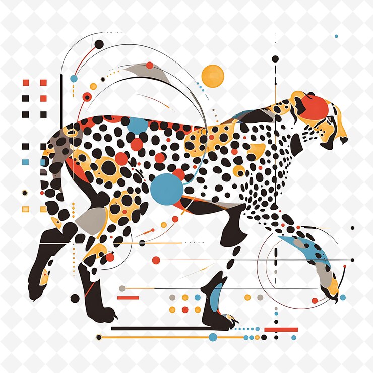 PSD png creative animal outlines fascynujące dzieła sztuki upamiętniające naturę i różnorodność dzikiej przyrody