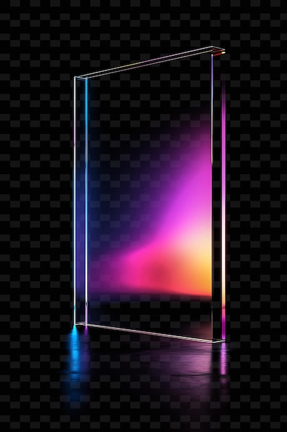 PNG Cyber Neon Futuristic Design EyeCatching Neon Sign Art dla reklamy i marketingu cyfrowego