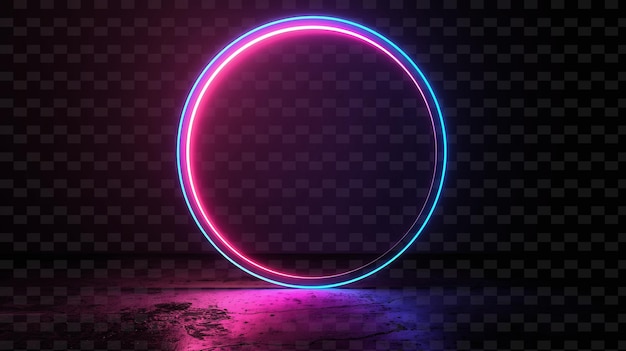 PNG Cyber Neon Futuristic Design EyeCatching Neon Sign Art dla reklamy i marketingu cyfrowego