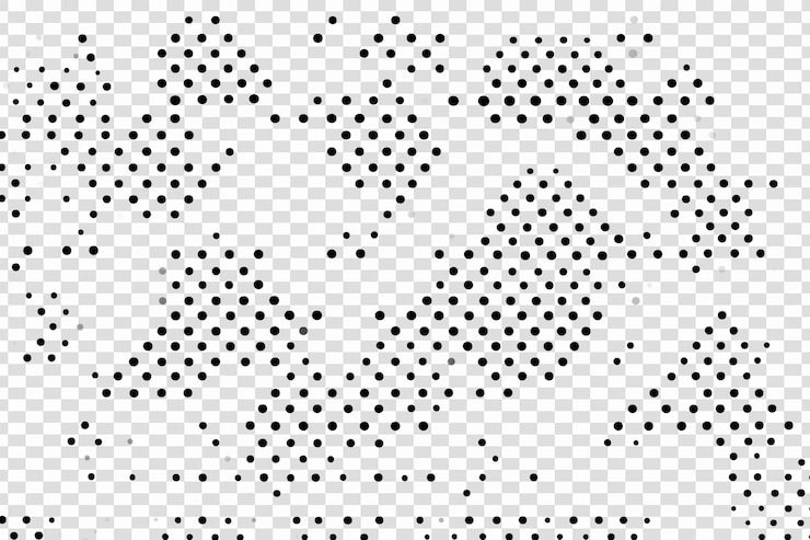 PSD png dotted grid pattern backgrounds white repetition