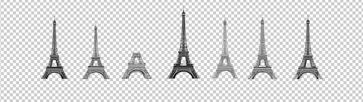 PSD png an eiffel tower illustration landmark eiffel
