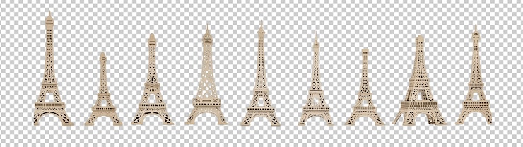 PSD png an eiffel tower illustration landmark eiffel