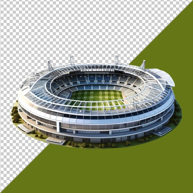 PSD png en psd wedstrijd stadion op een transparante achtergrond