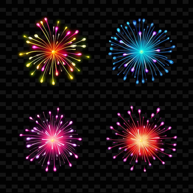 Png Fireworks Icon Emoji Z Uroczystym Oszałamiającym I świątecznym E Neon Lines Y2k Shape Eye Catching