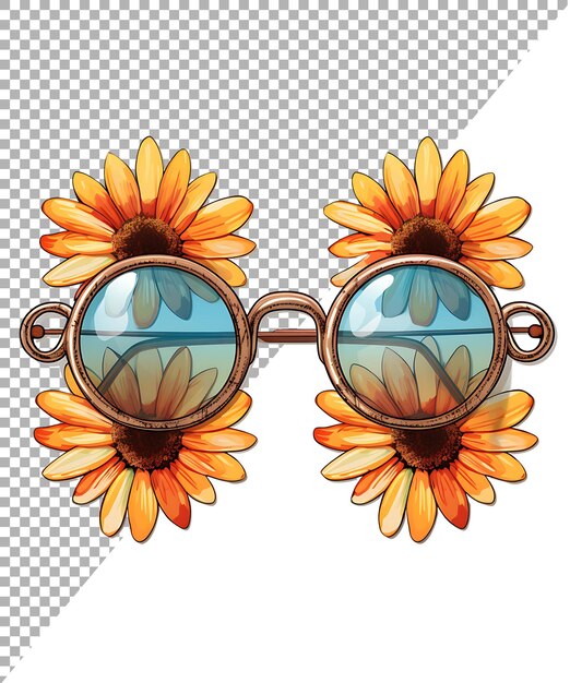 Png flower glasses