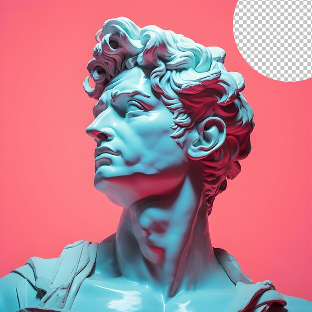 PSD png foto van david michelangelo esthetisch beeldhouwwerk van david michelangelo