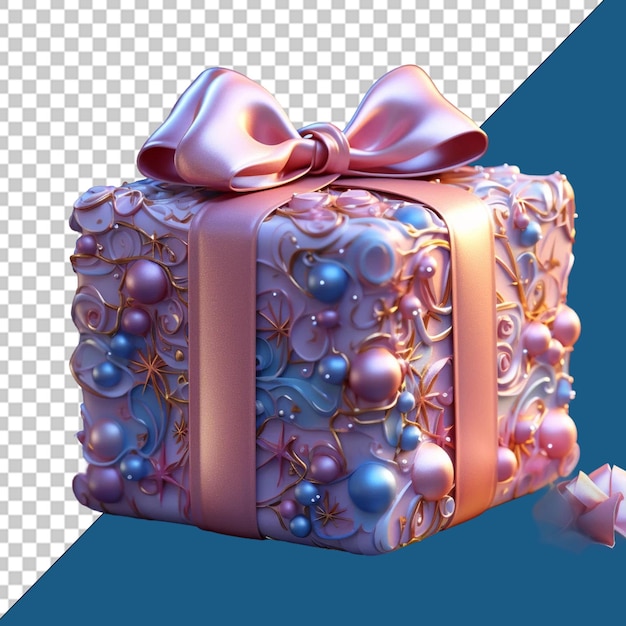 PSD png gift illustration