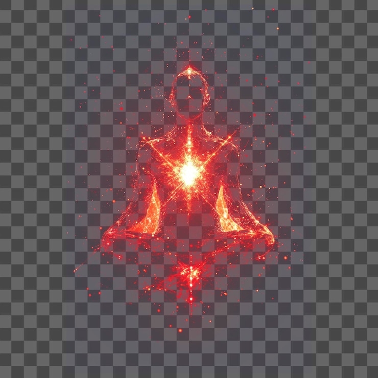 PSD png ホログラフィックヒューマン・フィギュア ライト・フューチュリスティック・パーティクル