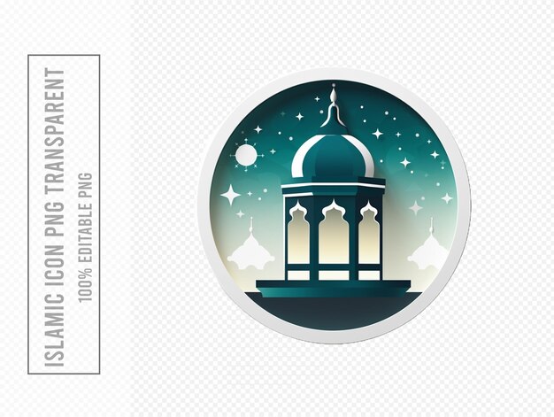 PSD png islamic icon transprant