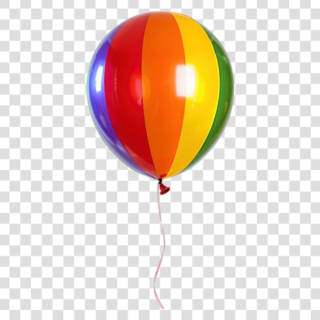 PNG Kolorowy paskowy balon imprezowy
