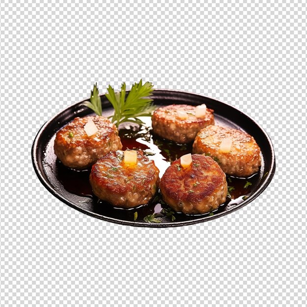 PSD png mięso patties