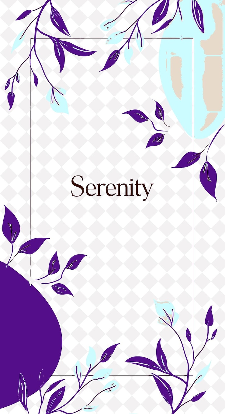 PSD png minimalist nature postcard with clean line frame and text watercolor natural frame on white bg