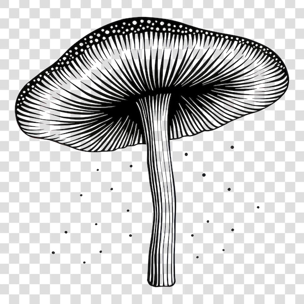 PNG Mushroom celestial drawing fungus sketch