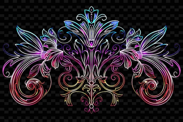 Png Neon Art Nouveau Tape Decal Z Projektami Art Nouveau I Ne Creative Neon Y2k Shape Decorativeo