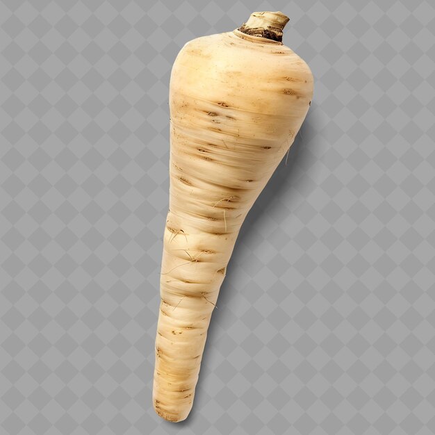 PSD png parsnip root vegetable cream gekleurde wortel gekenmerkt door i geïsoleerde verse groenten