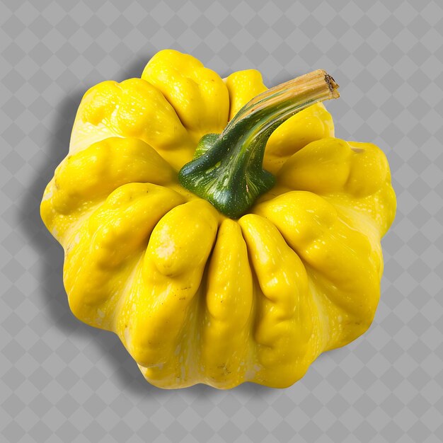 PSD png pattypan squash squash warzywa scalloped shape characteriz izolowane czyste i świeże warzywa