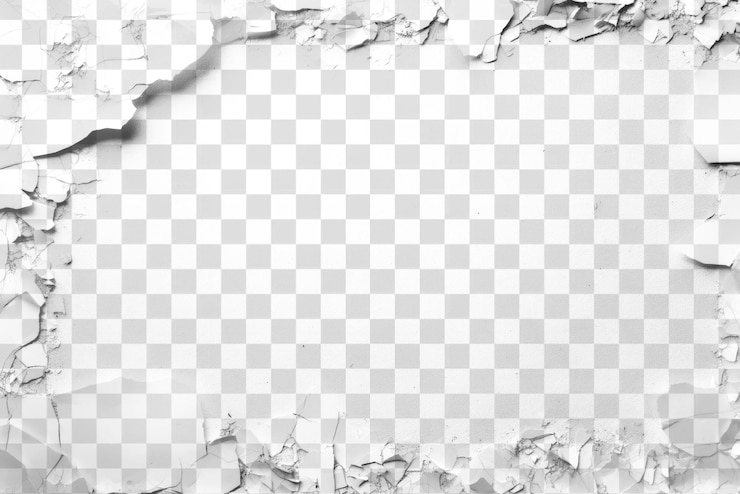 PSD png peeled paint effect przezroczysty tło obraz generowany przez ai przez rawpixel