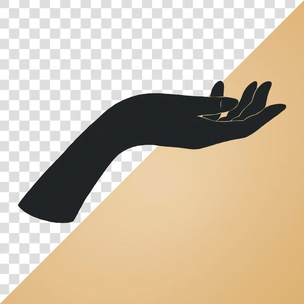 png praying hand silhouette transparent background