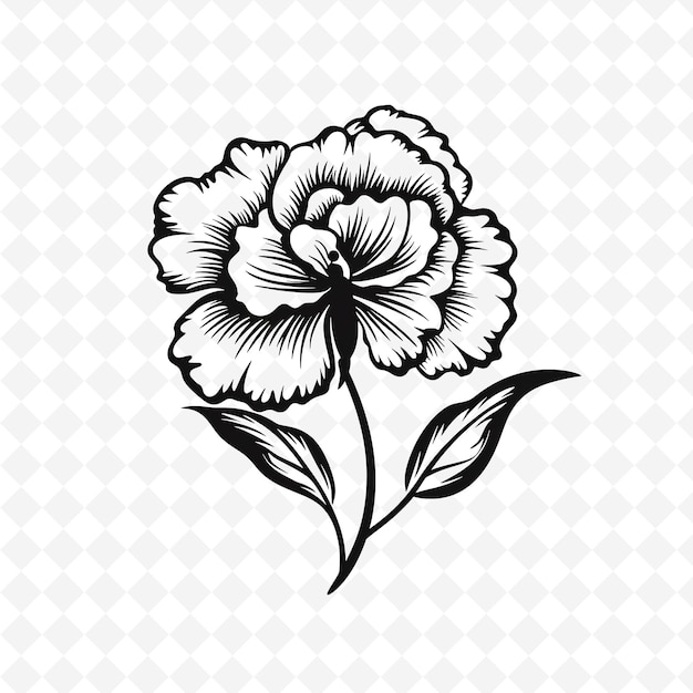 PSD stamponi floreali ad acquerello png premium disegni artistici per progetti creativi clipart e tattoo