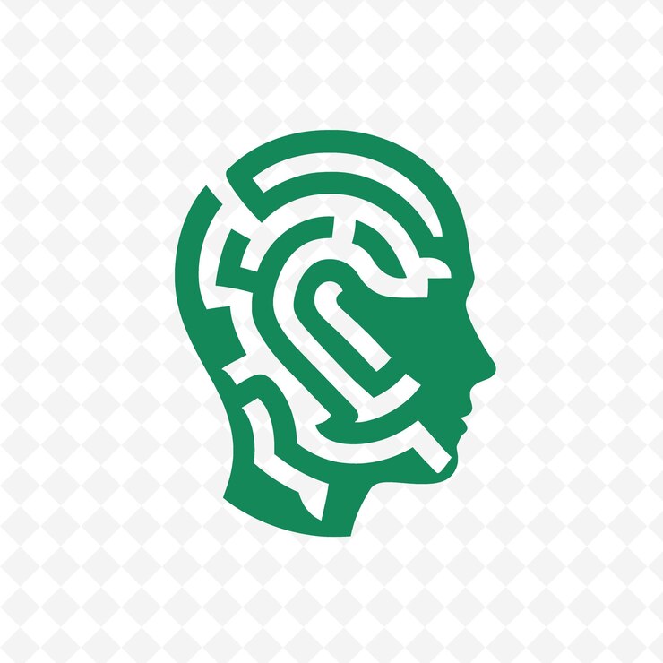 PSD png profile of candidate with ambitious expression icon profile isolated iconic abstract designs