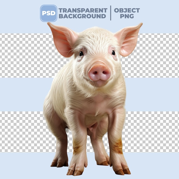 PNG przejrzysty tło świnia PSD.