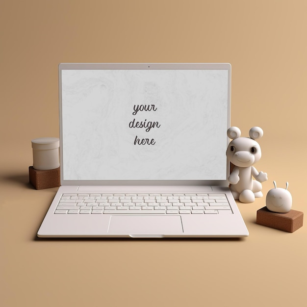 PSD png amp psd collection bundle laptop mockups computer mockups 169 teddy bear toys temat